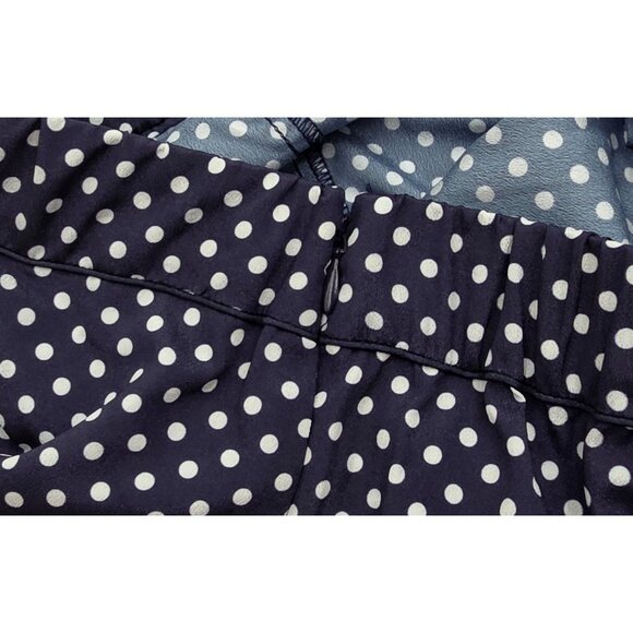 Women's - Tuckernuck Blue & White Polka Dot Shorts, Size Medium - Picture 4 of 7